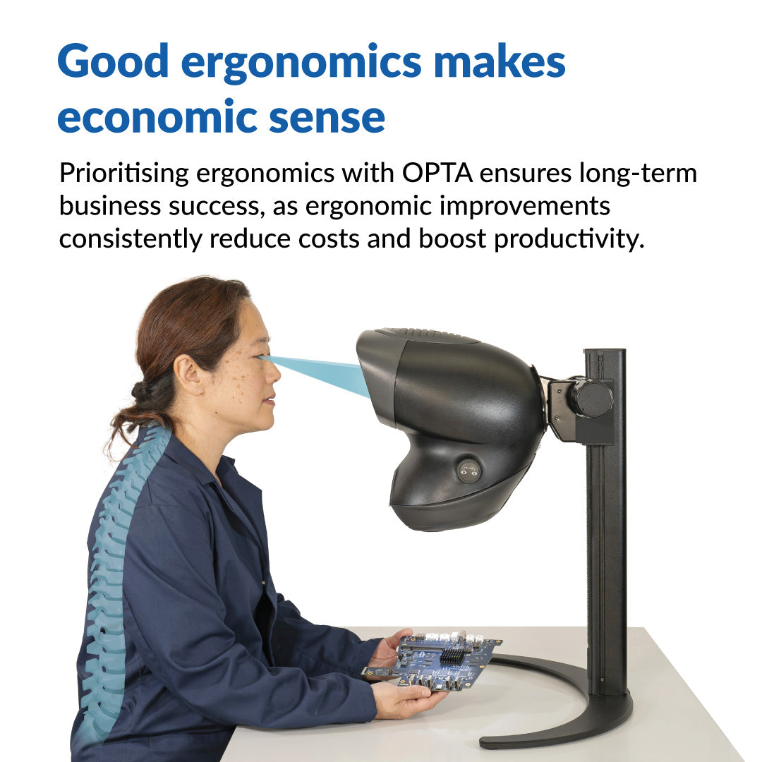 OPTA ergonomic stereo microscope